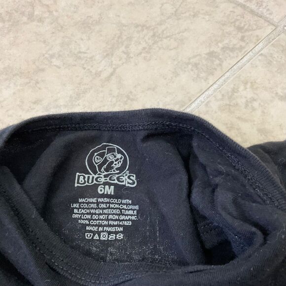 Buc-ees 2024 Halloween Infant Baby 6m Bodysuit Haunt It snap closure - Picture 5 of 5